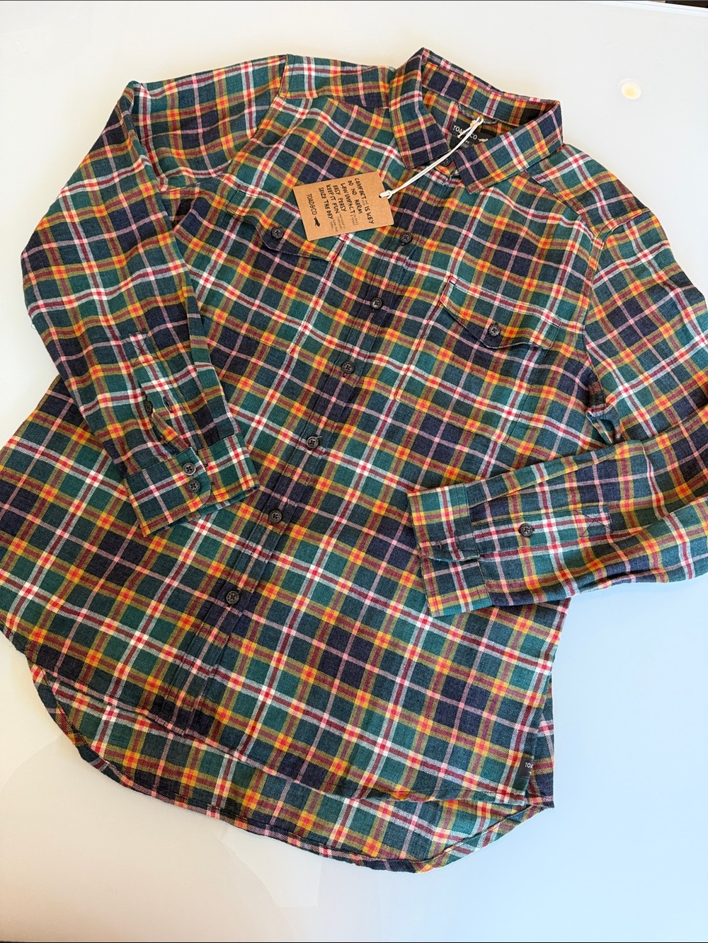 Toad&Co. Plaid Flannel Shirt - size M